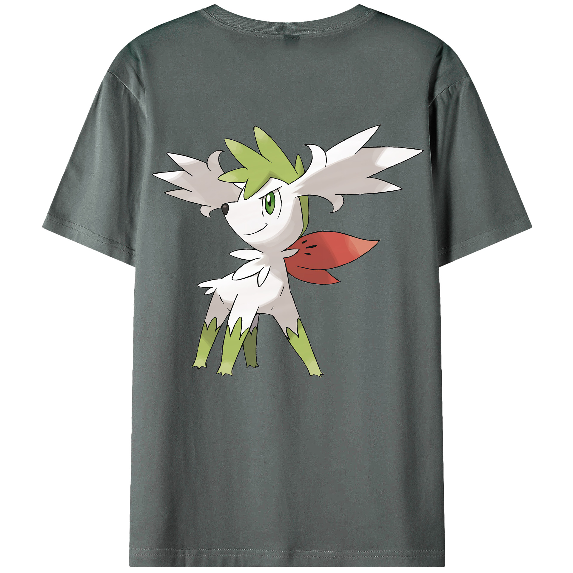 （画像用） ポケットモンスター Pokémon 綿100％ メンズ半袖Tシャツ（バックプリント） 通気性